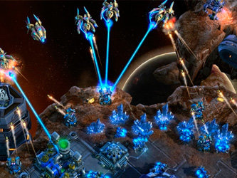 Кадр из игры StarCraft 2