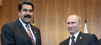 Президент Венесуэлы Николас Мадуро и президент России Владимир Путин. Фото пресс-службы президента РФ