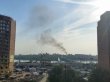 Столб чёрного дыма поднялся над Новосибирском