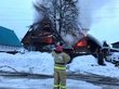 Дом многодетной семьи горел на Алтае из-за газового баллона