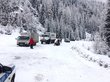Дорожники Алтая «пробили» дорогу на перевале после снегопада
