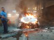Очевидцы ДТП спасли водителя из горящего автомобиля в Новосибирске
