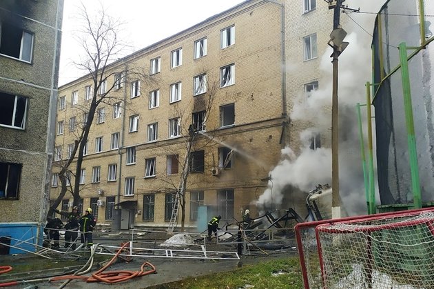 Пожар в поликлинике городской больницы №2 Челябинска