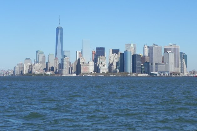 Вид на Манхэттен со стороны пролива