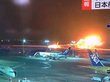 Самолет загорелся при посадке в Японии, все спаслись. ВИДЕО