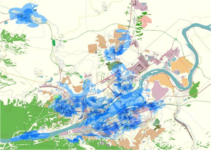 Карта покрытия мтс красноярск