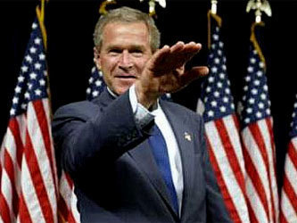 Джордж Буш. Фото с сайта www.ethicalatheist.com