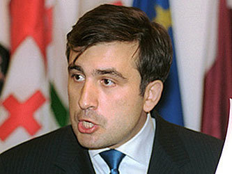 Президент Грузии Михаил Саакашвили. Фото с сайта www.peoples.ru