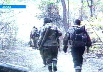 Чеченские боевики, кадр "Первого канала", архив
