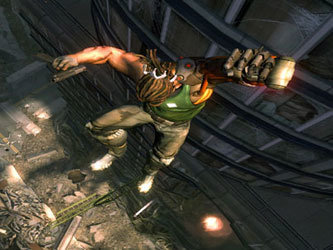Кадр из игры Bionic Commando