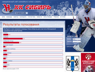Скриншот с сайта www.hcsibir.ru