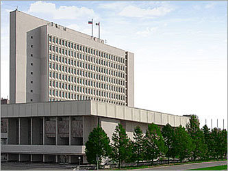 Здание Законодательного собрания Новосибирской области. Фото с сайта www.sovet-nso.ru