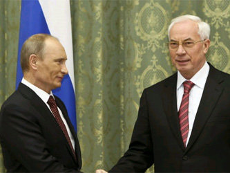 Владимир Путин и Николай Азаров. Фото с сайта правительства Украины