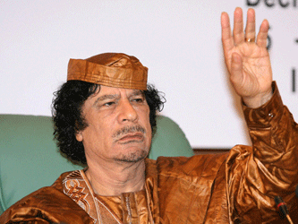 Муаммар Каддафи. Фото с сайта justjournalism.com
