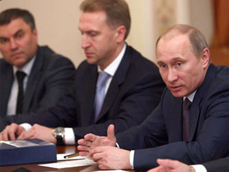 Владимир Путин на совещании 