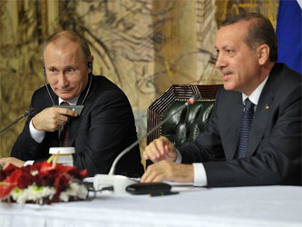 Владимир Путин и Тайип Эрдоган. Фото с сайта www.kremlin.ru