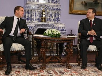 Дмитрий Медведев и глава сербского правительства Ивица Дачич. Фото РИА Новости