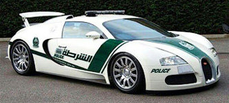 Полицейский Bugatti Veyron. Фото Дхахи Кхалфана аль Тамима