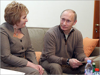 Владимир и Людмила Путины. Фото с сайта www.liveinternet.ru 