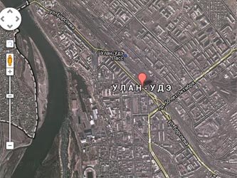 Улан-Удэ на карте Google