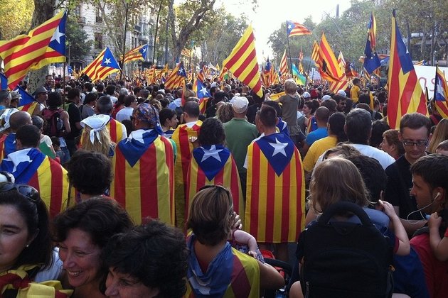 Демонстрация за независимость Каталонии