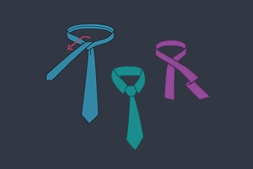 Узлы по этикету: как завязать галстук