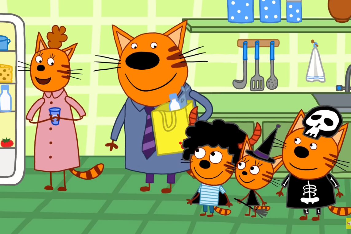 Права на анимацию «Три кота» впервые продали за рубеж