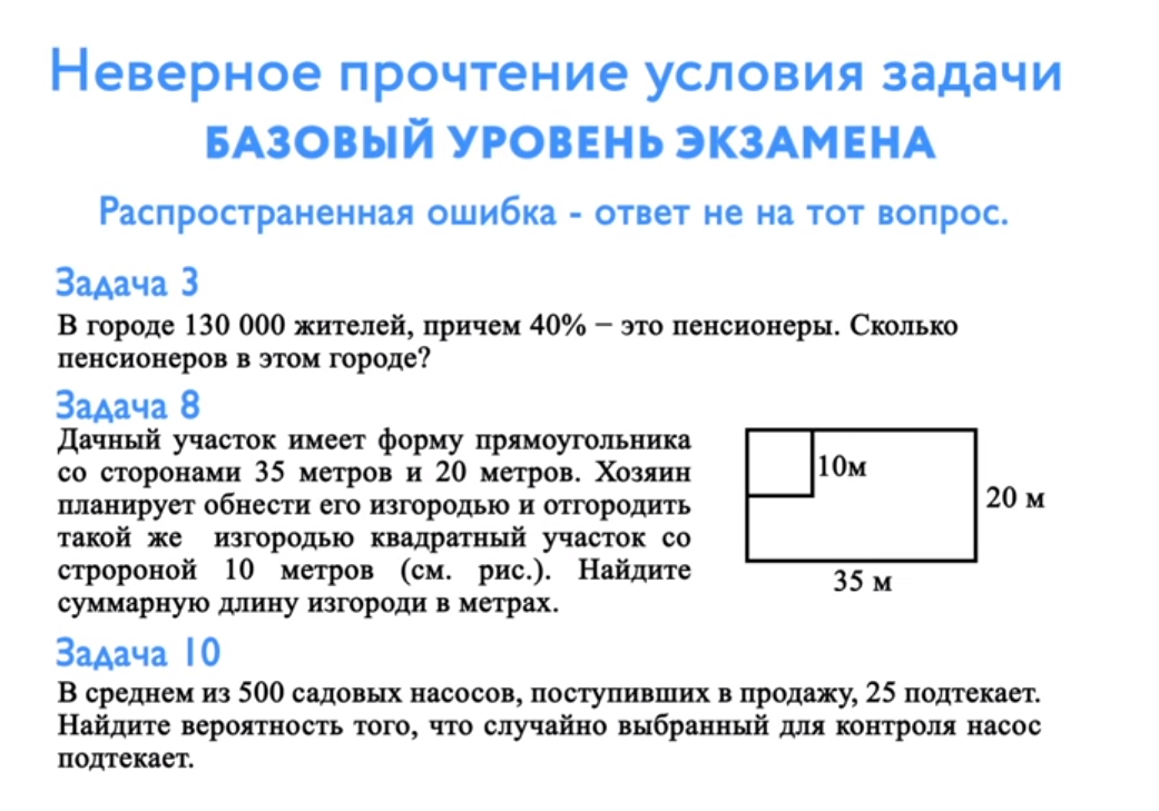 Прямоугольный участок земли имеет длину