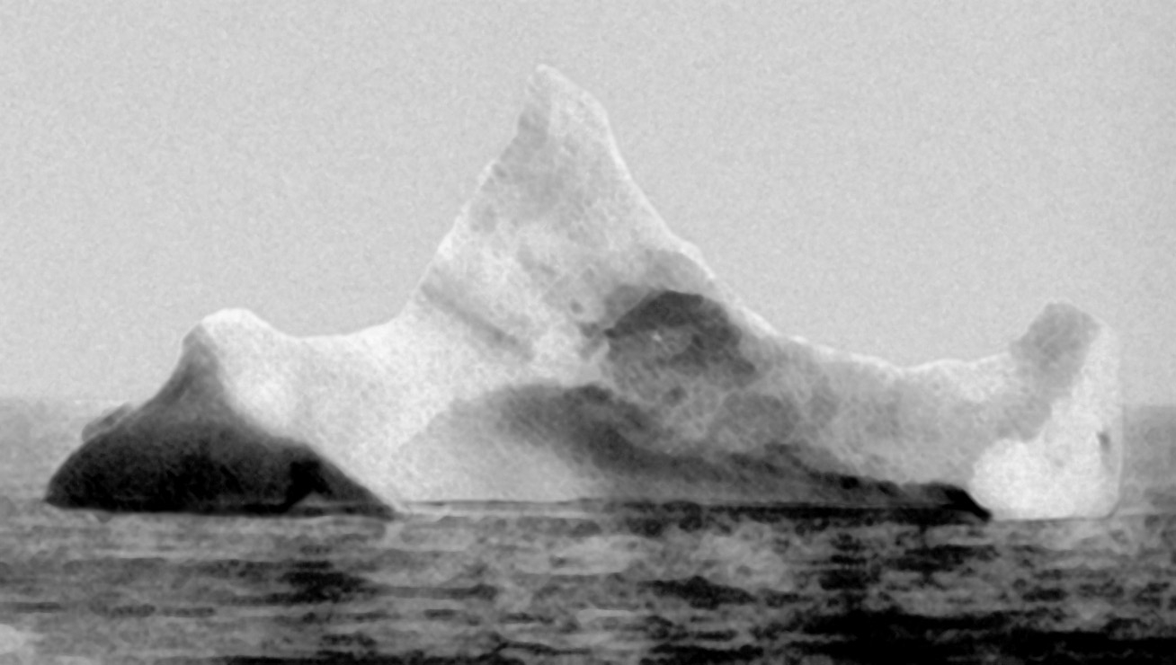 Айсберг, с которым, предположительно, столкнулся Титаник