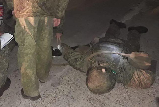 Фото с места расстрела военнослужащих в Забайкалье