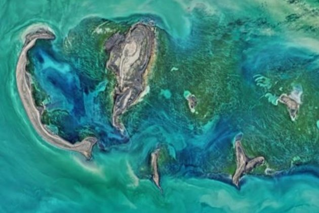 Снимок Каспийского моря из космоса