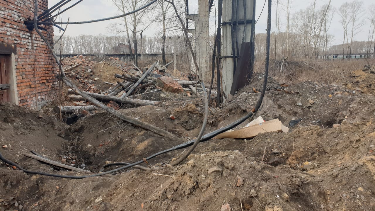 Место происшествия, где подростка ударило током в Кемеровской области
