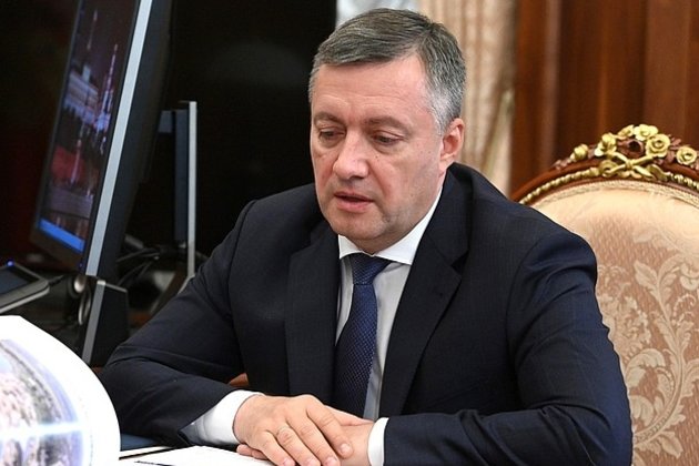 Губернатор Приангарья Игорь Кобзев на встрече с президентом РФ