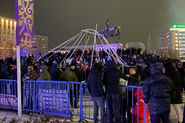 Акция протеста в казахстанском Актобе