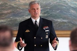 Глава Военно-морских сил Германии вице-адмирал Кай-Ахим Шенбах