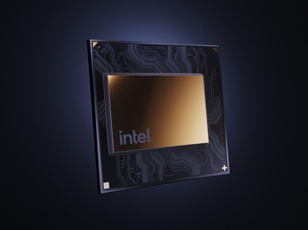Стилизованный чип Intel
