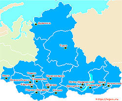 Сибирский федеральный округ. Иллюстрация с сайта map-site.narod.ru