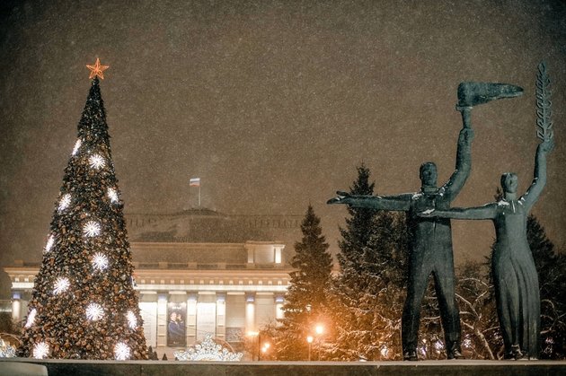 Новогодний Новосибирск 2023
