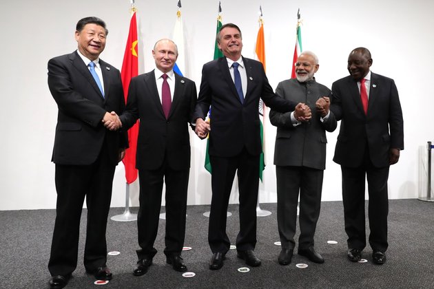 Встреча лидеров стран БРИКС — Бразилии, России, Индии, Китая и ЮАР