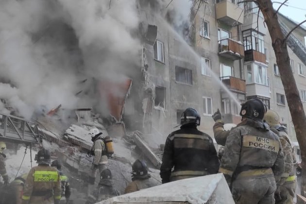 Взрыв газа в доме в Новосибирске