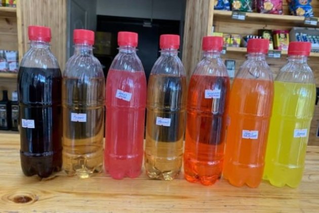 Бутылки с сидром, ставшим причиной отравления в Димитровграде