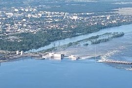 Затопленная Каховская ГЭС