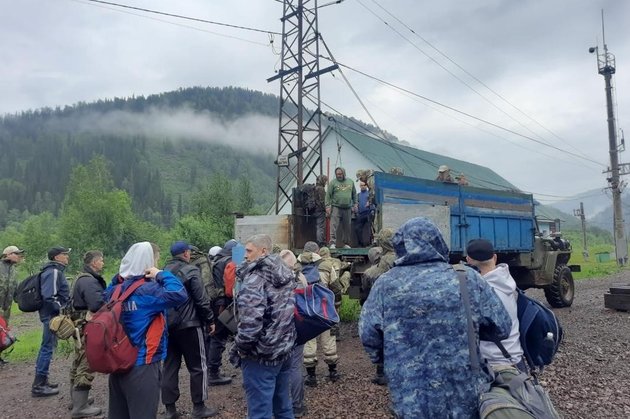 Поиски пропавших подростков в горах Кузнецкого Алатау