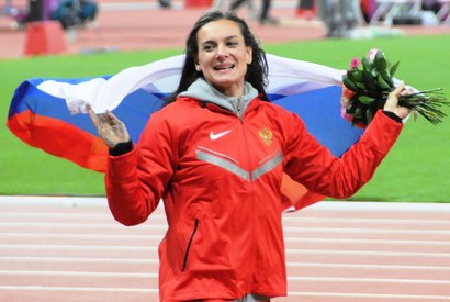 Двухкратная олимпийская чемпионка Елена Исинбаева