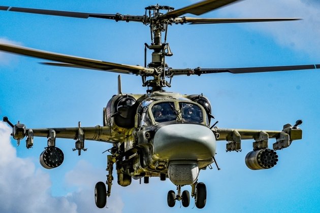 Российский ударный вертолет Ка-52