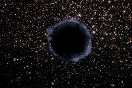 Черная дыра в космосе
