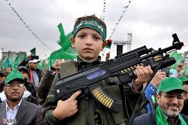 Юный сторонник движение ХАМАС