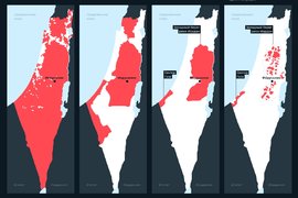 Как изменялись границы Израиля и Палестины