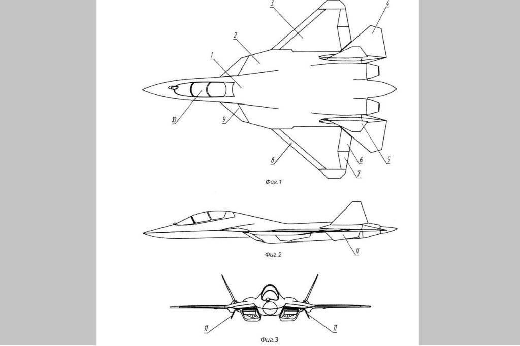 Патент многофункционального двухместного малозаметного самолета тактической авиации