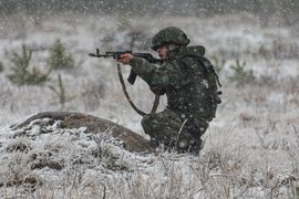 Боец российской армии